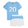 Camisa de time de futebol Manchester City Bernardo Silva #20 Replicas 1º Equipamento Infantil 2025-26 Manga Curta (+ Calças curtas)